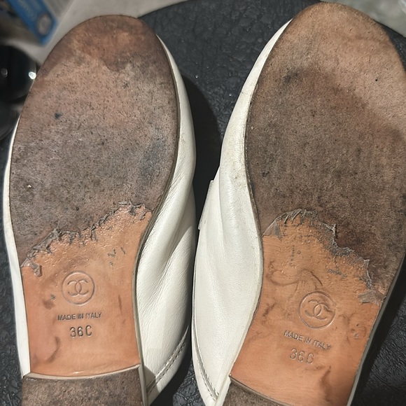Chanel leather CC flat mules size 36C - Picture 8 of 15
